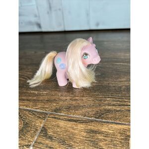 MY LITTLE PONY BABY PONY PRETTY PAL FLEECY PINK PURPLE W/ CREAM MANE YARN